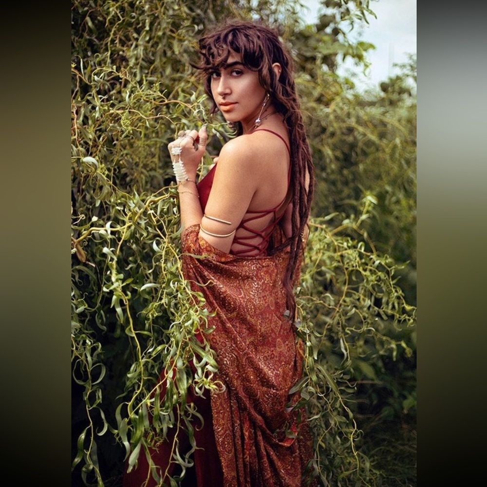 Beautiful Burnt Orange Silk Kimono